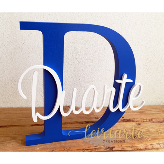 Inicial com nome personalizado