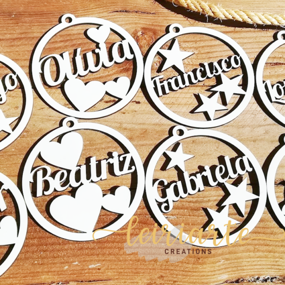 Bolas de natal personalizadas -10 cm - mod 3