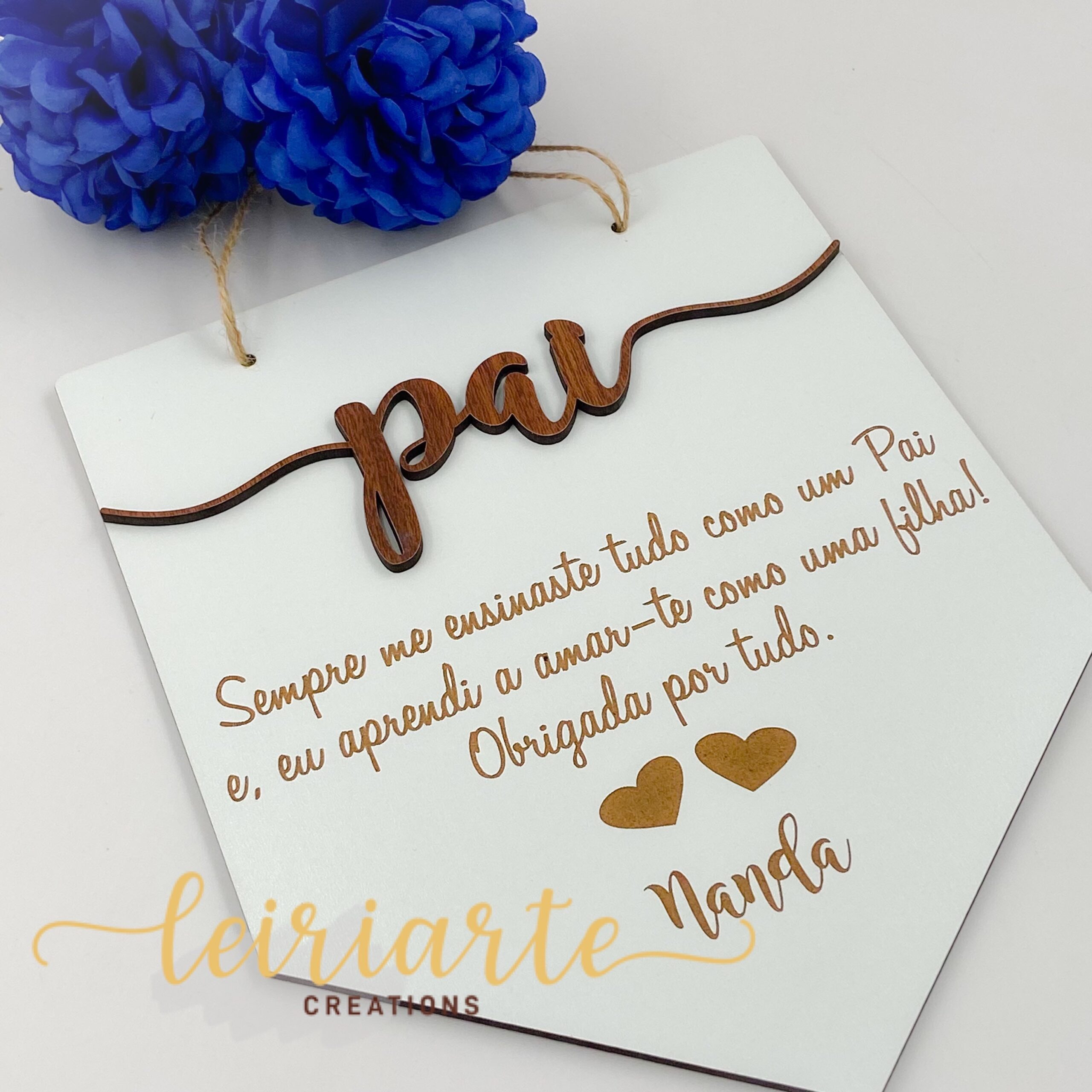 Bandeirola Personalizada - PAI 1 bandeirola personalizada