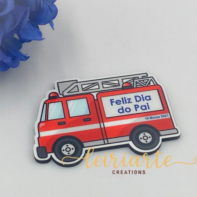 Íman colorido "carro dos bombeiros"