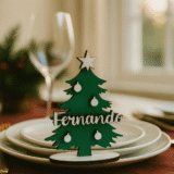 Marcador de mesa Árvore de Natal