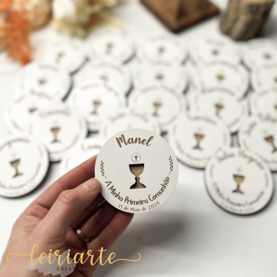 Íman Personalizado Cálice - Primeira Comunhão