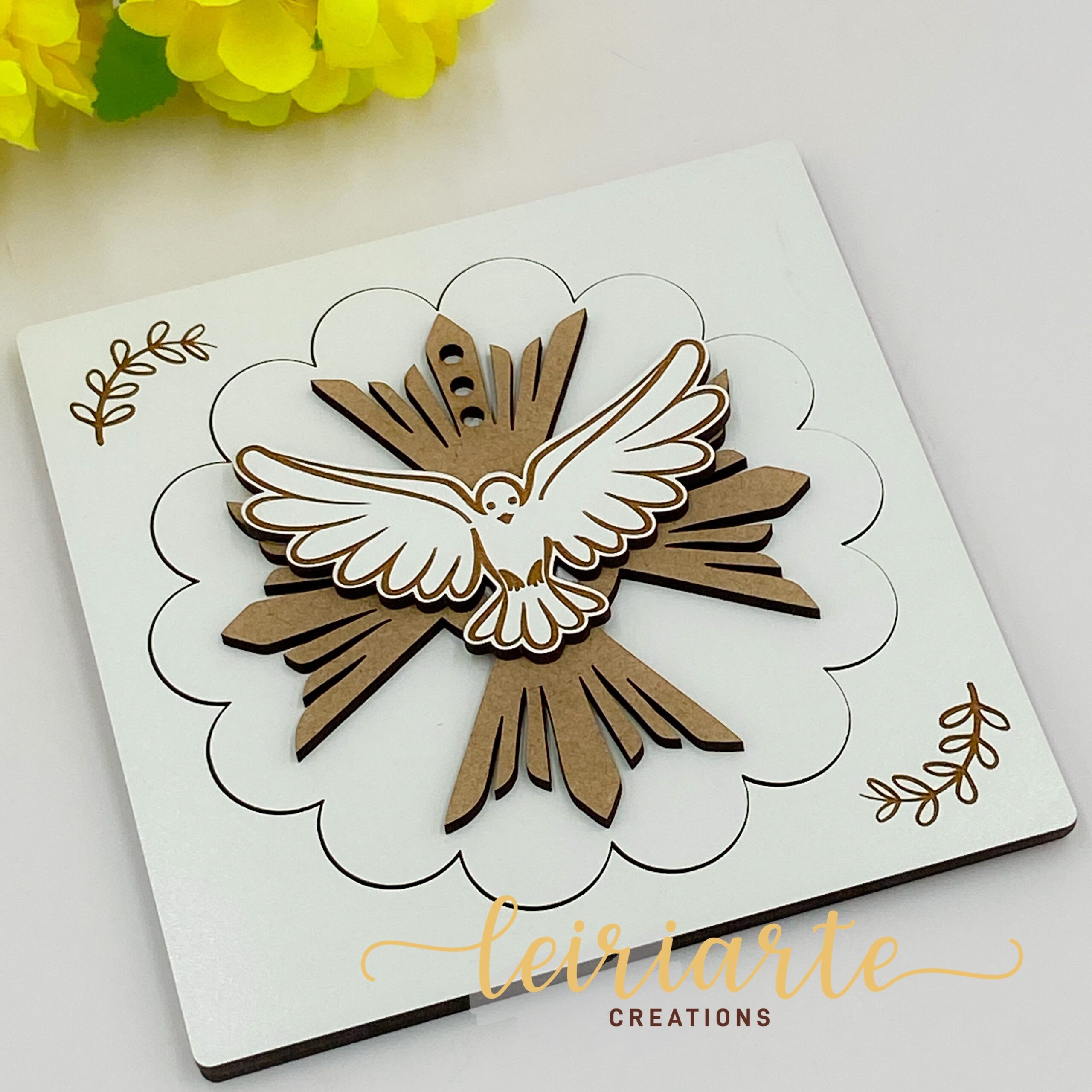 Convite Personalizado Pomba 2 Convite Personalizado Pomba - Image 2