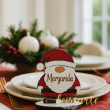 Marcador de mesa Pai Natal