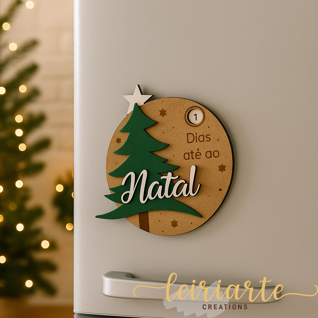 Íman Calendário Advento de Natal 1 Íman Calendário Advento de Natal
