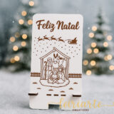 Suporte de Telemóvel Natal